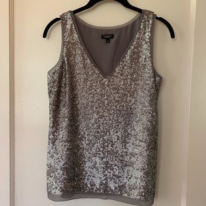 Talbots sequin top